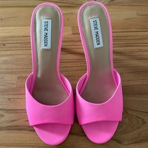 Steve Madden Neon Hot Pink Stiletto Heel